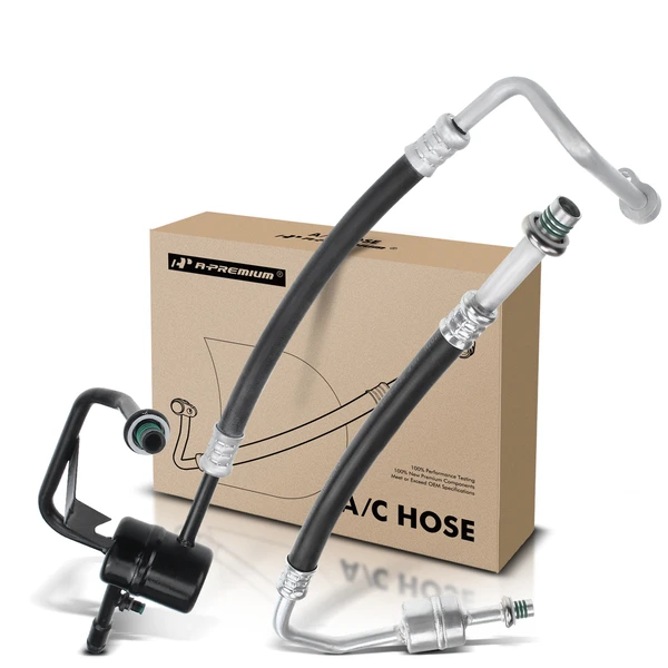 2 Pcs AC Manifold Hose Assembly for Lincoln Town Car Ford Crown Victoria