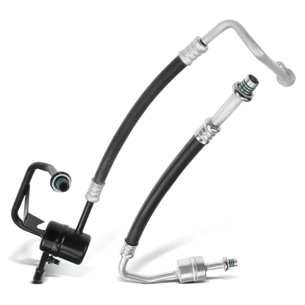 2 Pcs AC Manifold Hose Assembly for 1998-2002 Mercury Grand Marquis