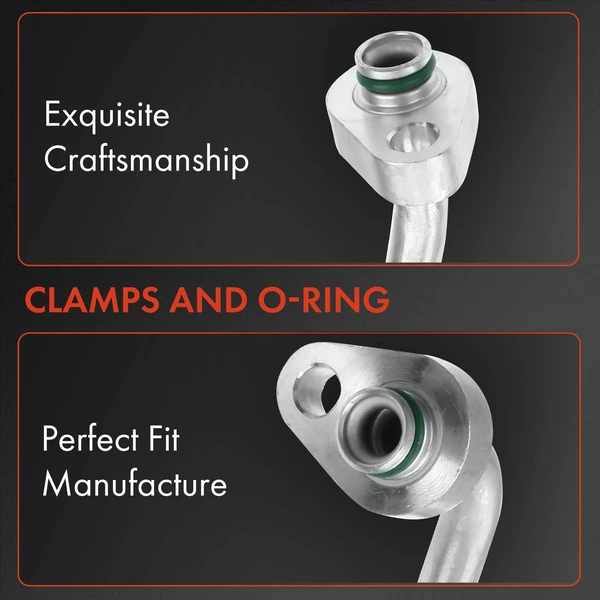 AC Discharge Hose for Jeep Grand Cherokee 1999-2001 V8 4.7L with Service Port