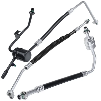 3 Pcs AC Suction & Discharge & Liquid Line Hoes Assembly