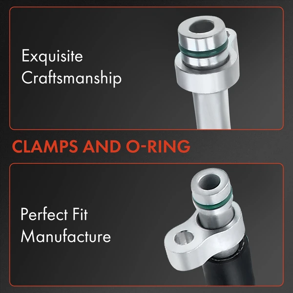 AC Suction Hose for Nissan Frontier Xterra 2000-2004 2.4L