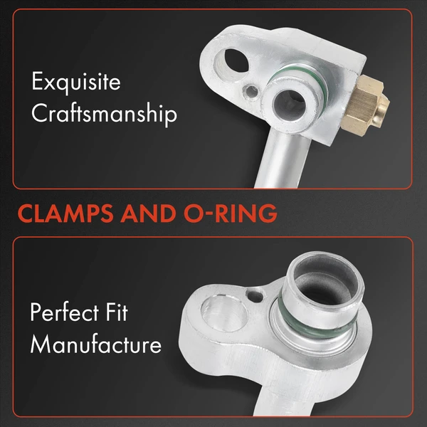 AC Discharge Hose for Nissan Xterra 00-02 Nissan Frontier 98-02 L4 2.4L