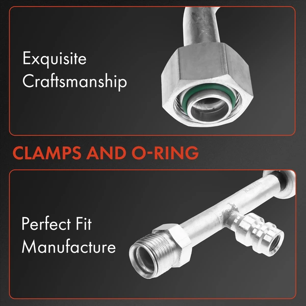 AC Manifold Hose Assembly for Ford F-150 1994-1997 F-250 4.9L OHV