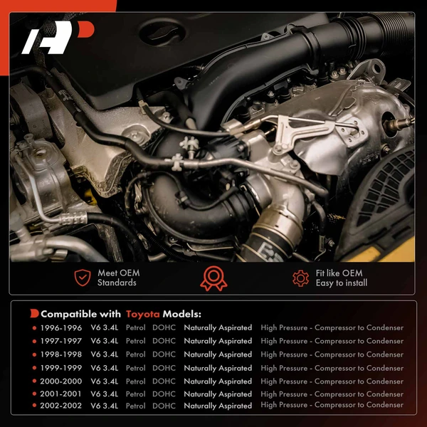 AC Discharge Hose for Toyota 4Runner 1996 1997-2002 V6 3.4L Petrol