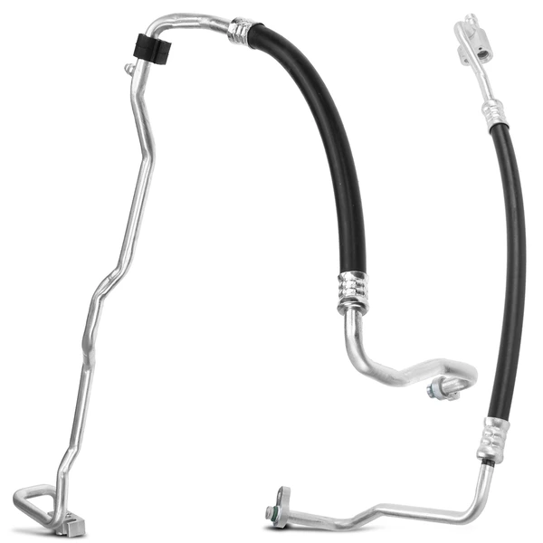 2 Pcs AC Manifold Hose Assembly for 2002-2005 Hyundai Sonata