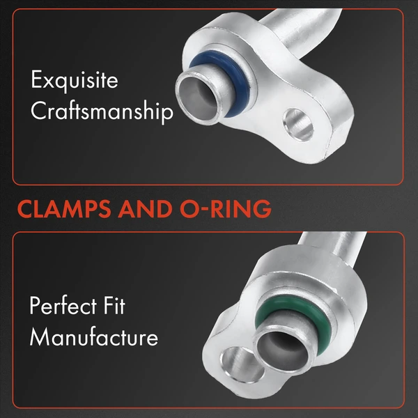 AC Discharge Hose for Hyundai Tucson 05-09 with Halla Climate Control Sys