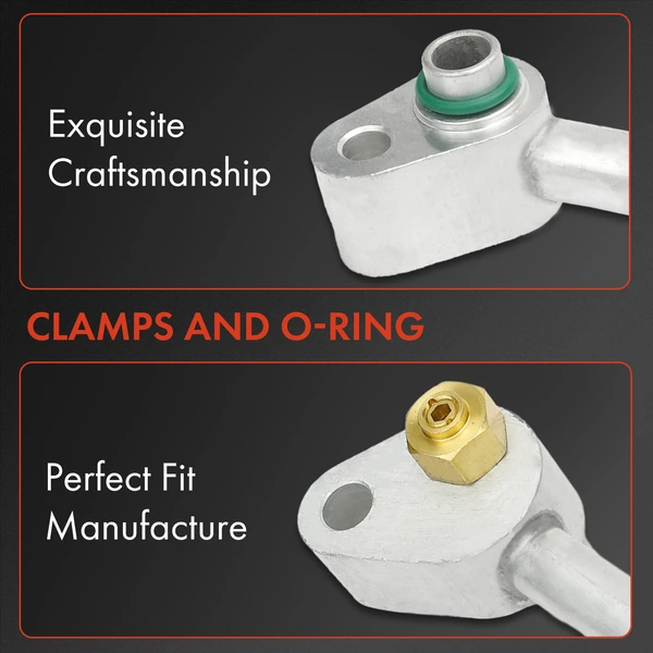 AC Discharge Hose for Mazda Protege 1995-1998 Compressor to Condenser