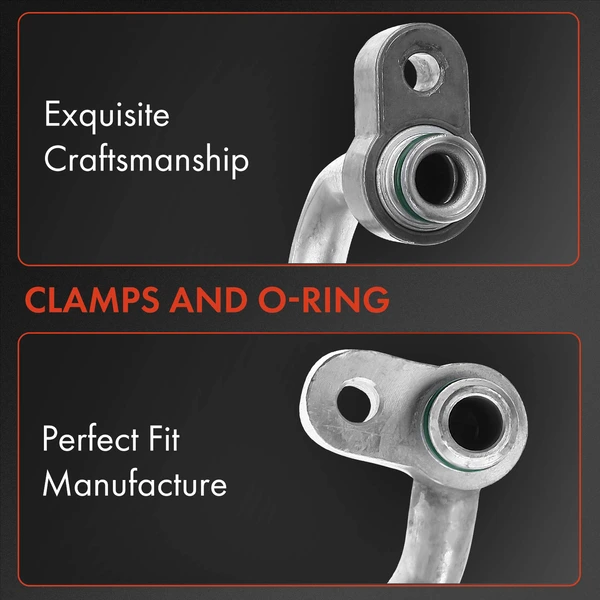 AC Discharge Hose for Honda Civic 2006-2011 SOHC L4 1.3L 1.8L