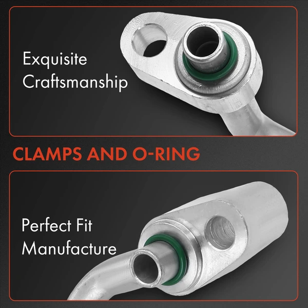 AC Discharge Hose for Chevrolet Silverado 2500 03-10 GMC Sierra 2500 3500