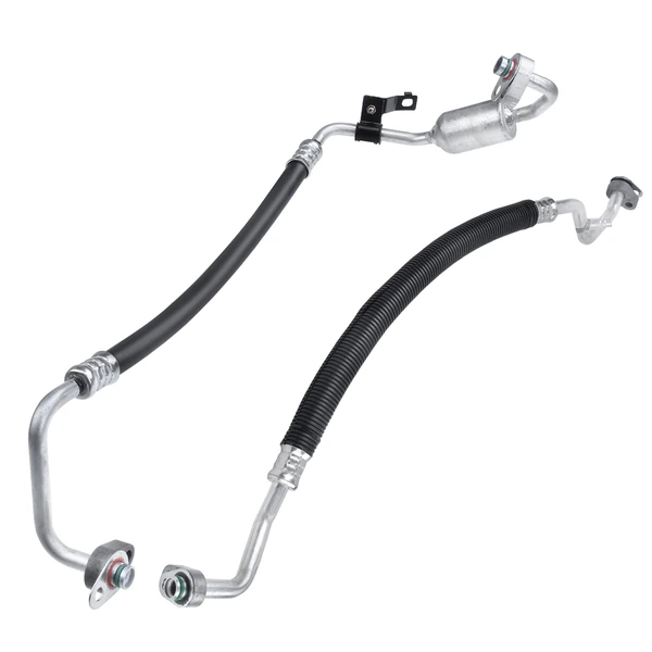 2 Pcs AC Manifold Hose Assembly for 2008-2011 Ford Focus