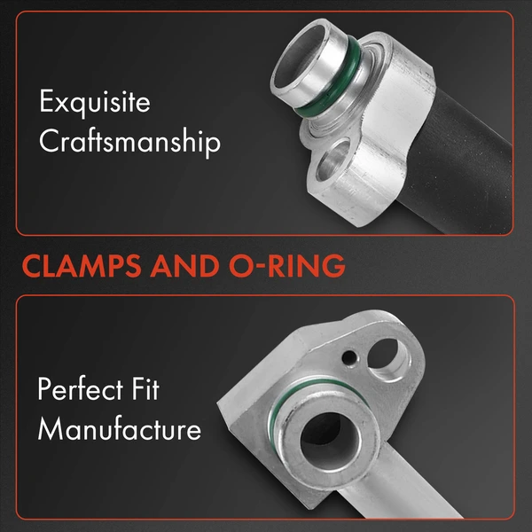 AC Suction Hose for Nissan Frontier Xterra 01-04 Compressor to Evaporator