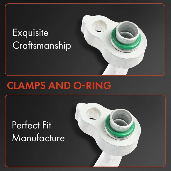 AC Discharge Line for Mazda 3 2007-2009 L4 2.3L Turbocharged