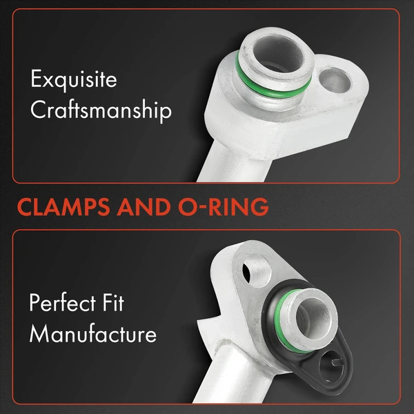 AC Suction Line for Dodge Journey 2009-2010 L4 2.4L without Rear AC