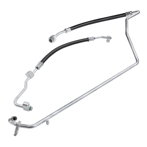 2 Pcs AC Manifold Hose Assembly for Mercedes-Benz ML320 2002-2003 ML350 3.2L 3.7L