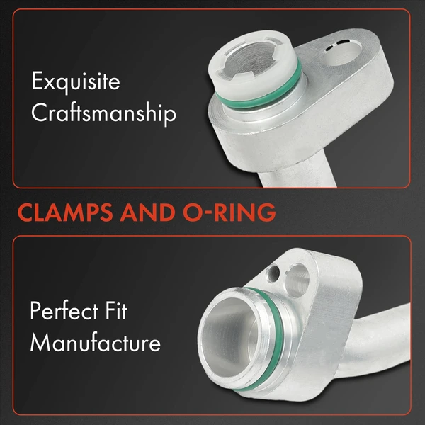 AC Suction Hose for Mercedes-Benz W251 R320 2007-2009 R350 Low Pressure