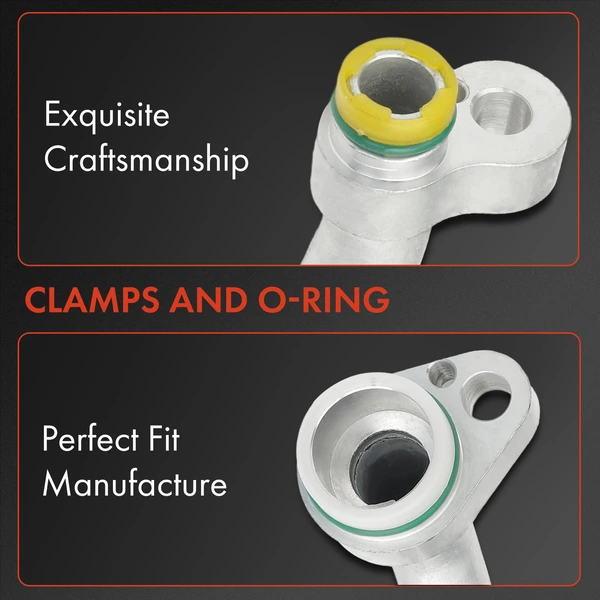 AC Suction Hose for BMW E70 X5 2007-2010 V8 4.4L 4.8L Compressor to Evaporator