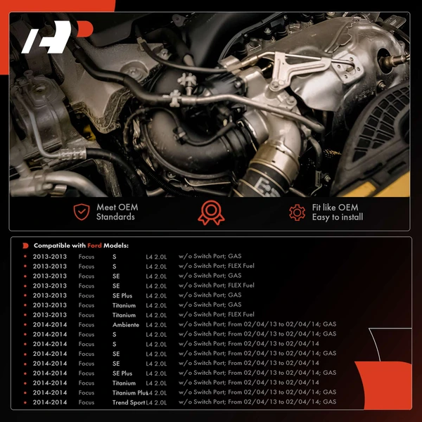 AC Discharge Hose for Ford Focus 2013 2014 2.0L Compressor to Condenser