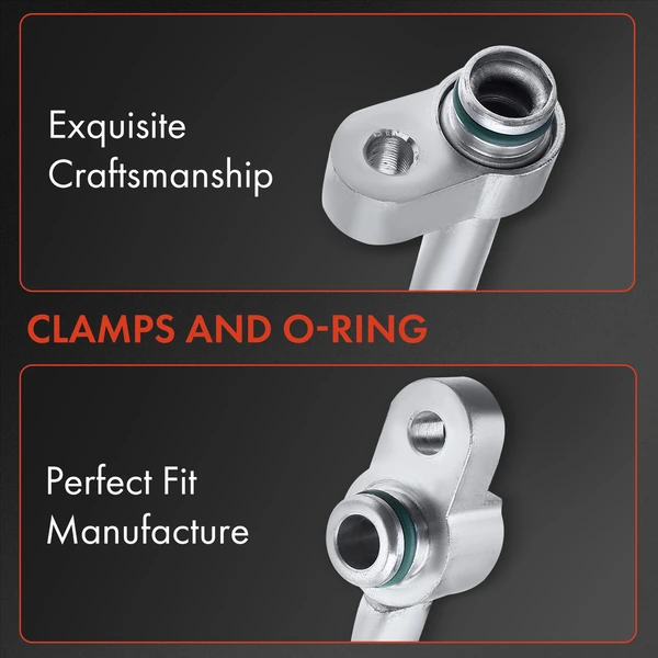 AC Discharge Hose for Honda Civic 2012-2015 Si Sedan 4-Door L4 2.4L