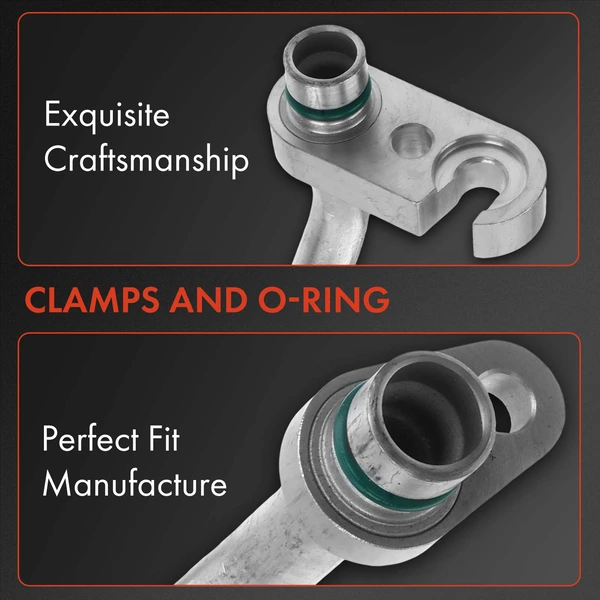 AC Discharge Hose for Nissan Pathfinder 13-14 INFINITI JX35 QX60 2.5L 3.5L