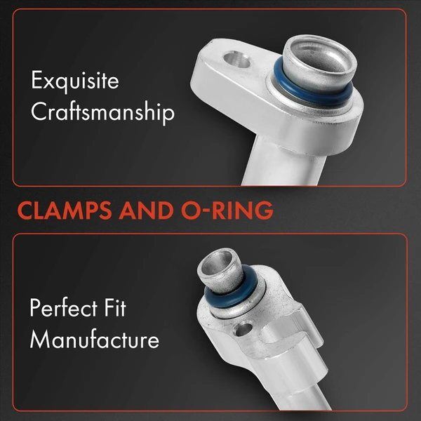 AC Suction and Liquid Hose Assembly for Hyundai Santa Fe 2013-2018 2.0L 3.3L