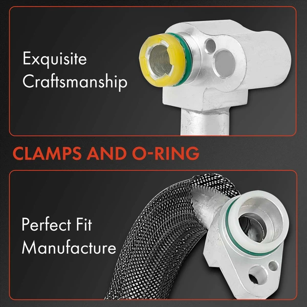 AC Suction Hose for BMW F15 X5 2014-2018 F16 X6 Compressor to Evaporator