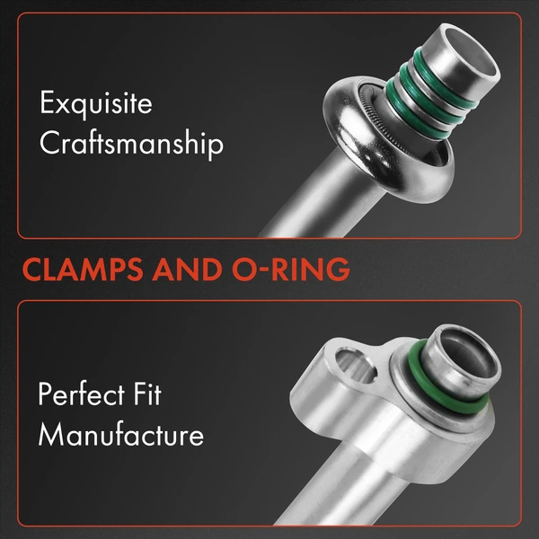 AC Liquid Line Hose Assembly for F-250 F-350 F-450 F-550 Super Duty 2008-2010 5.4L 6.8L