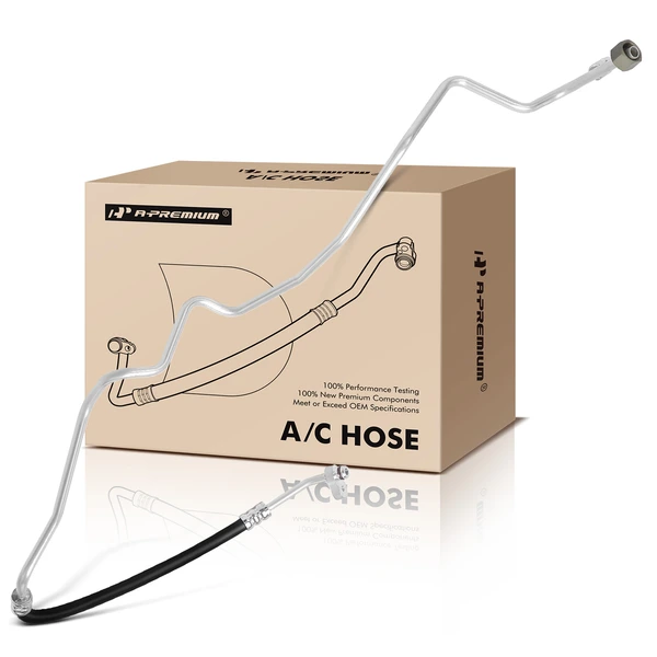 A/C Refrigerant Hose Assembly for Audi A6 2005-2010 V6 3.0L V6 3.2L Low Pressure