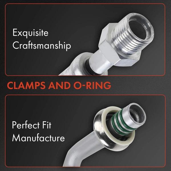 AC Liquid Line Hose Assembly for Ford F-150 F-250 F-350 Bronco 1987-1993