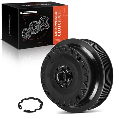 AC Compressor Clutch Kit with 6-Groove Pulley