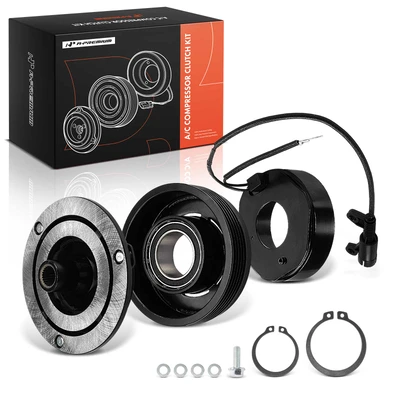 A/C Compressor Clutch Kit with 5-Groove Pulley