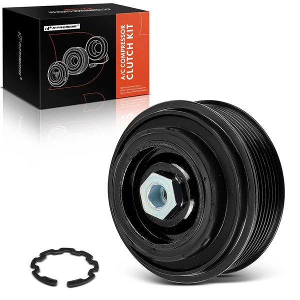 AC Compressor Clutch Kit with 7-Groove Pulley for 2016-2017 Mercedes-Benz Maybach S600