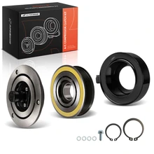 A/C Compressor Clutch Kit with 6-Groove Pulley for Ford Fiesta 2014-2019 L4 1.6L
