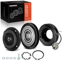 A/C Compressor Clutch Kit with 1-Groove Pulley for 2005-2006 2008-2012 2014-2019 Hino 338