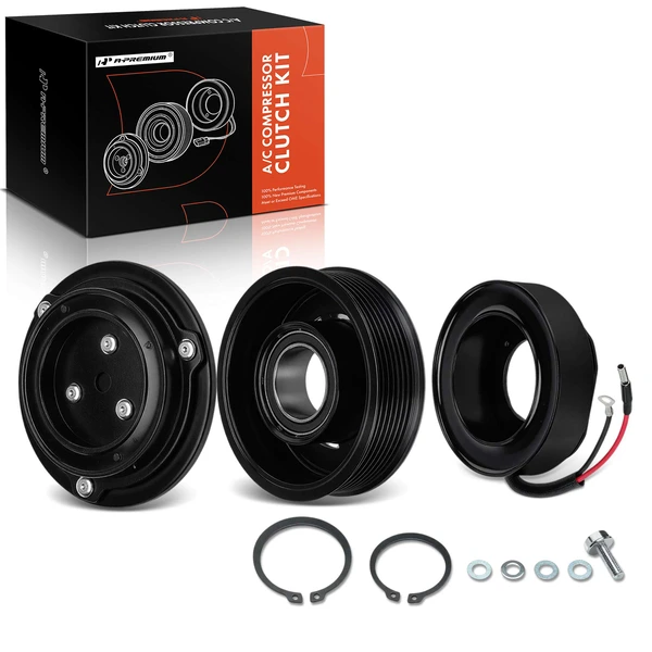 AC Compressor Clutch Kit with 7-Groove Pulley for 2016-2023 Toyota Tacoma