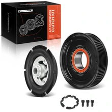 AC Compressor Clutch Kit with 6-Groove Pulley for 2016-2019 BMW X1