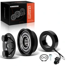 AC Compressor Clutch Kit with 4-Groove Pulley for 2000-2002 Hyundai Accent