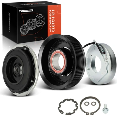 AC Compressor Clutch Kit with 7-Groove Pulley