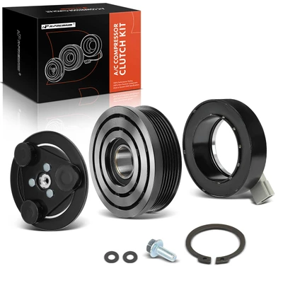 AC Compressor Clutch Kit with 6-Groove Pulley