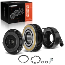 AC Compressor Clutch Kit with 6-Groove Pulley for 2008-2010 BMW X6
