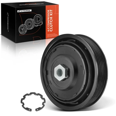 AC Compressor Clutch Kit with 6-Groove Pulley