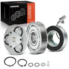 AC Compressor Clutch Kit with 6-Groove Pulley for 2014-2015 2017-2022 Mitsubishi Mirage