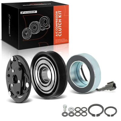 AC Compressor Clutch Kit with 6-Groove Pulley