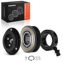 AC Compressor Clutch Kit with 6-Groove for 2007-2010 Ford Mustang