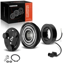 AC Compressor Clutch Kit with 4-Groove Pulley for 2001-2005 Hyundai Accent