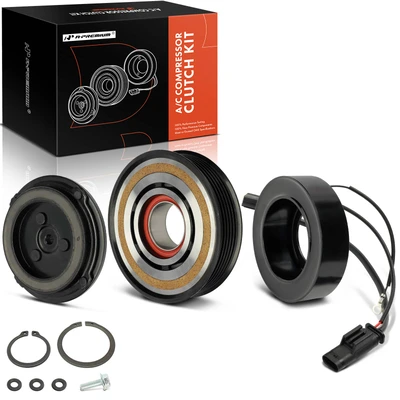 AC Compressor Clutch Kit with 6-Groove Pulley