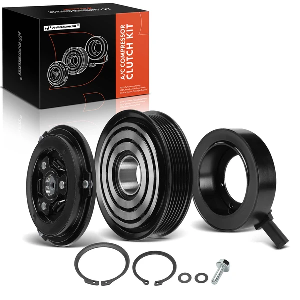 AC Compressor Clutch Kit with 6-Groove Pulley for 2017-2022 Chrysler Pacifica