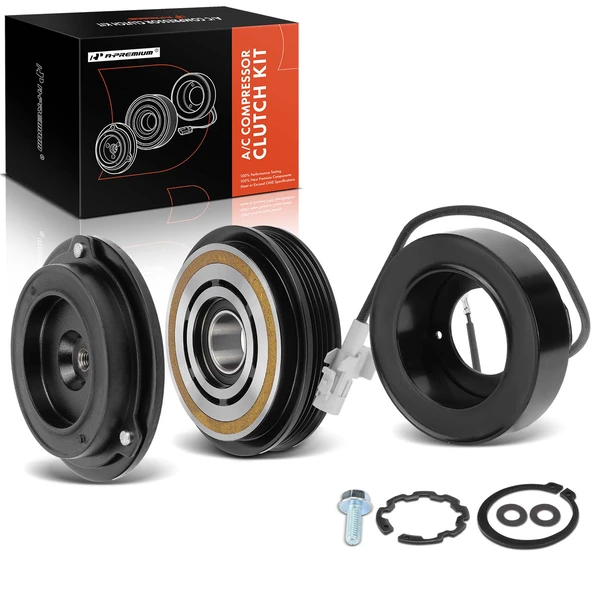 AC Compressor Clutch Kit for Toyota Tundra 2000-2004 T100 1995-1998 V6 3.4L 12V