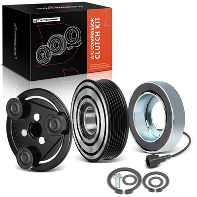 AC Compressor Clutch Kit with 6-Groove Pulley