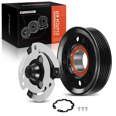 AC Compressor Clutch Kit with 6-Groove Pulley