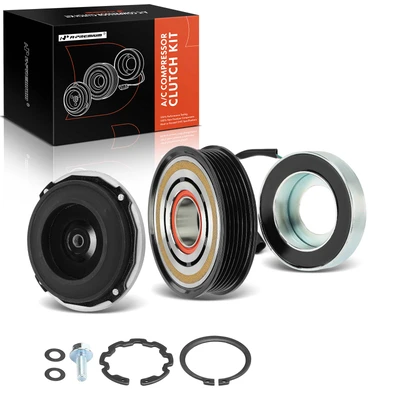 AC Compressor Clutch Kit with 6-Groove Pulley